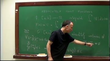 Lecture 30: Absolutely continuous functions