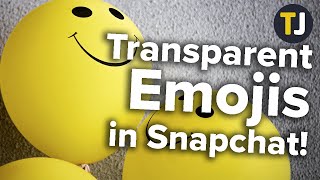 How to Add Transparent Emojis and Stickers in Snapchat! screenshot 1