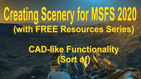 Creating Scenery for MSFS 2020 (Series): CAD-Like Functionality in Blender (Sort of)