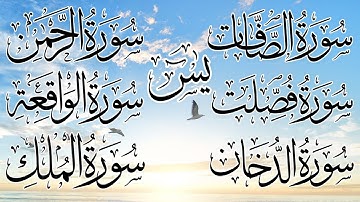سورة ياسين، الصّافات، فصّلت، الدخّان، الرحمن، الواقعة و الملك للبيت بإذن الله |عبدالرحمن الماجد