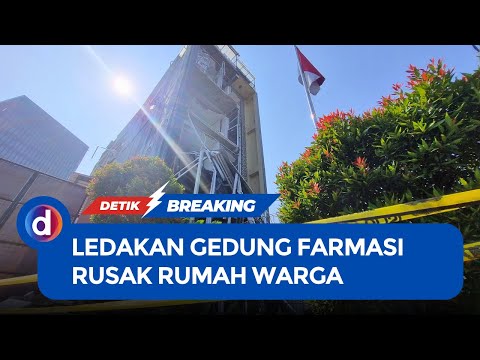 Pharmacy Building Explosion Damages Home, Owner Demands Responsibility - video from Detik