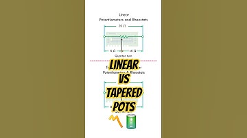 Linear vs Tapered #Potentiometer #Rheostats Resistance