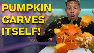 Can Chemistry Carve a Pumpkin 🎃 | Carbon Dioxide Science Experiment