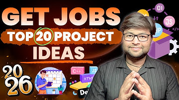 🔥Top 20 Projects Ideas for Freshers [Hindi]
