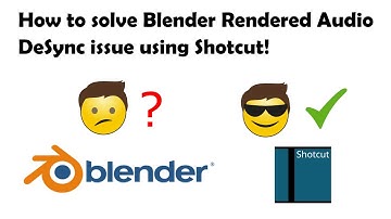 Fix Rendered Audio Desync Issue in Blender using Shotcut!