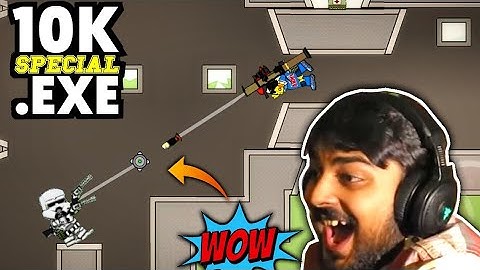 🔥10K Special .EXE || 😂 Minimilitia Funny Moments