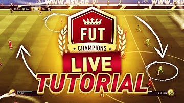 FIFA 17 l FUT CHAMPIONS LIVE TUTORIAL COVERING DEFENDING, POSSESSION, & BUILD UP PLAY!