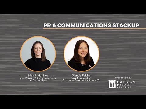 PR & Communications StackUp Talk with Niamh Hughes & Glenda Felden