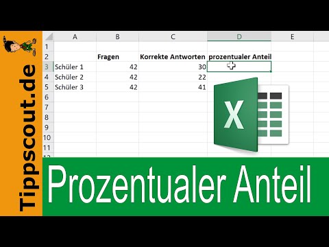 Excel: Prozentualer Anteil schnell ausgerechnet [SCHNELLANLEITUNG]