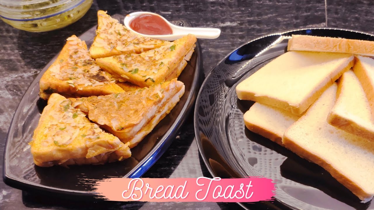 Bread Recipe 5 Min Bread Toast Onion Bread Toast Easy Bread Toast