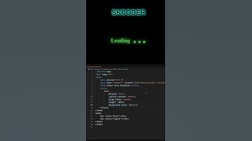 Loading animation  #animationtutorial #programming #css #coding #html #code shortvideo #trending