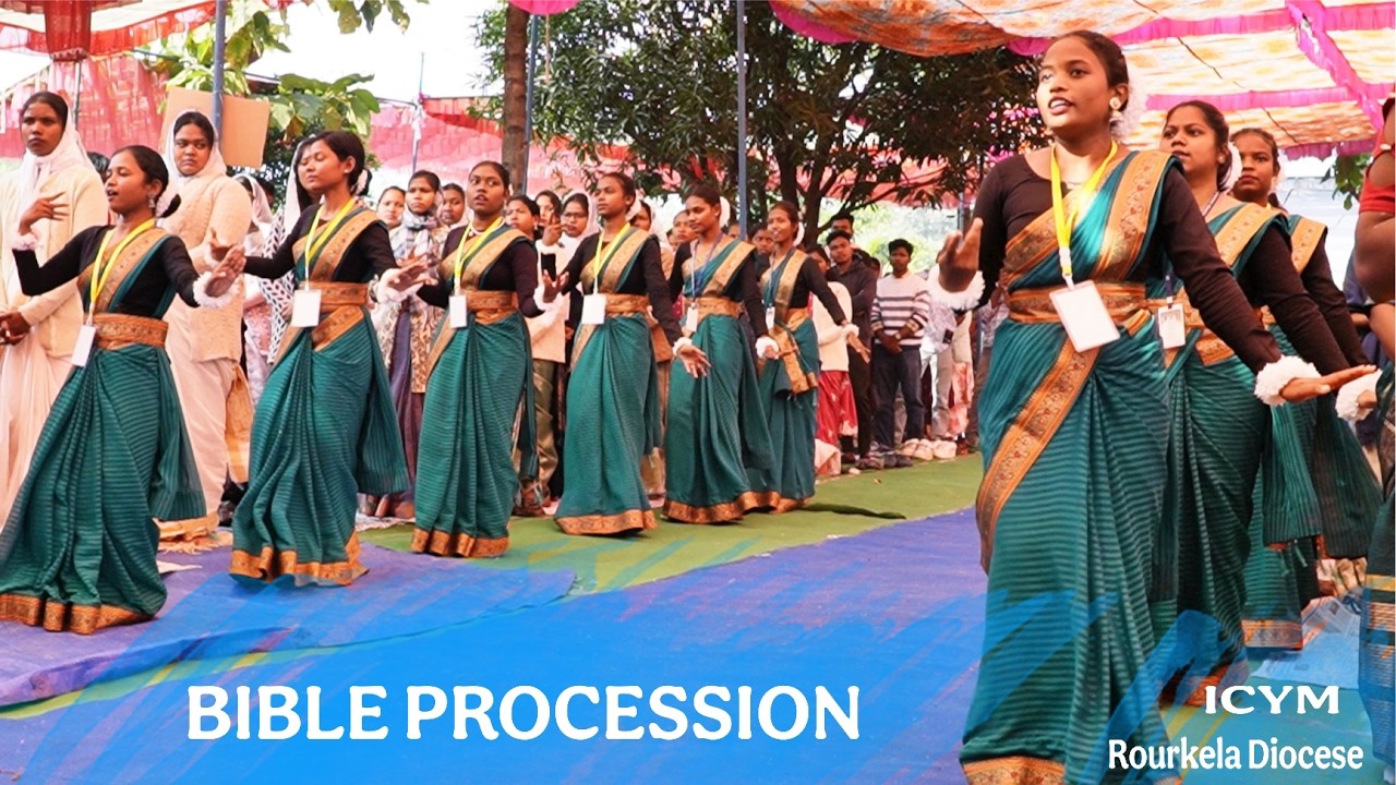 Bible Procession | ICYM Rourela Diocese | Maria Pahad | Tirth Yatra | Maria Pahad | Bible Julus