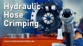 How to make a hydraulic hose | Hydraulic Hose Crimping | Nikon Z6 Video | Creative UAE