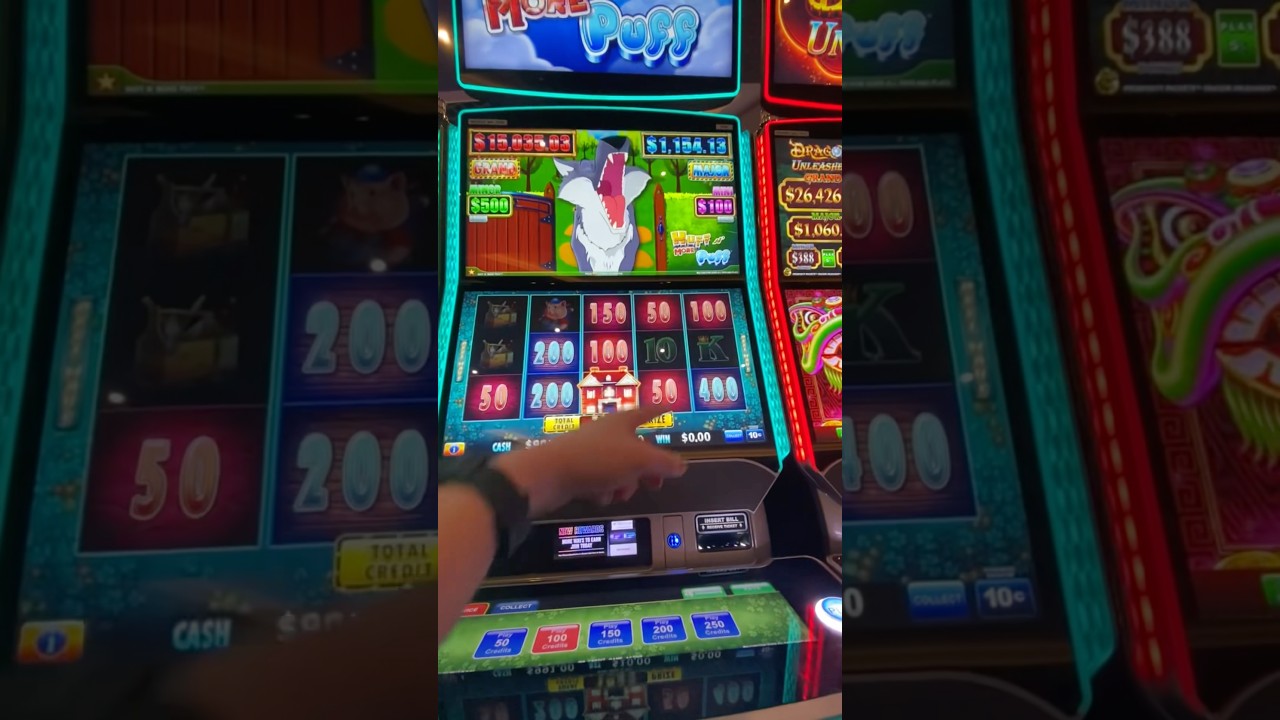 slot machine game unity down free GRAND JACKPOT HIT❗️HUFF N MORE PUFF 🎰CRAZY REACTION 😳 at Choctaw Casino slotmachine gambling