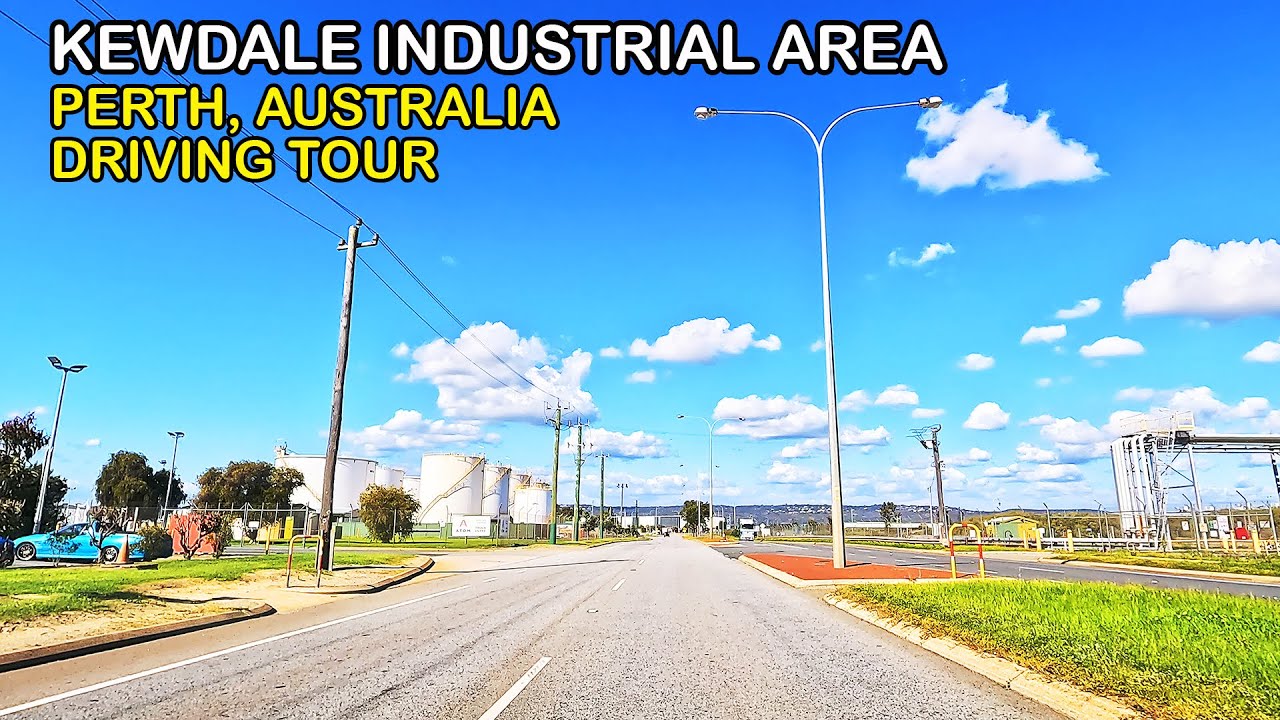 Kewdale Industrial Area in Perth, Australia | Driving Tour 4K