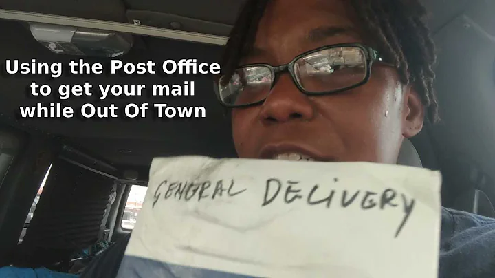 How to Receive Mail on the Road with General Delivery