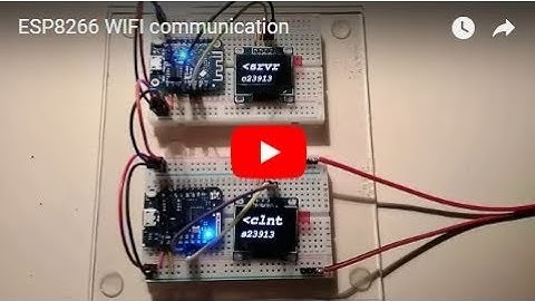 ESP8266 WIFI communication