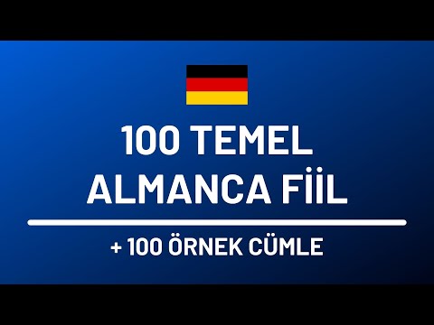 100 TEMEL ALMANCA FİİL VE CÜMLE