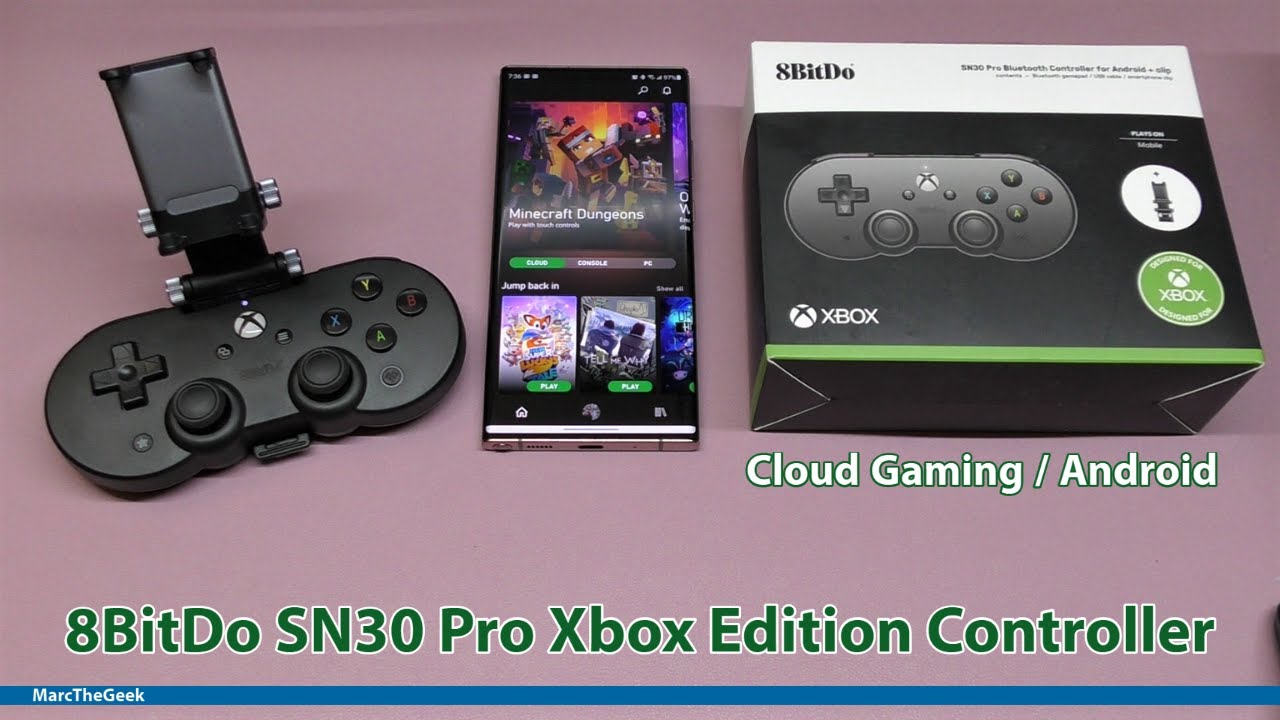 8BitDo SN30 Pro Xbox Edition Controller / Cloud Gaming & Android - YouTube