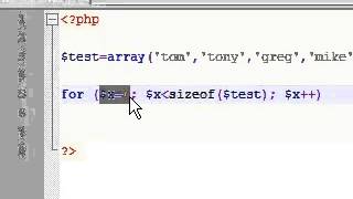 PHP Tutorial -- 13 -- Arrays with Loops