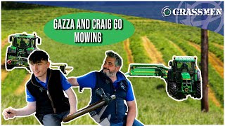 Gazza & Craig go mowing