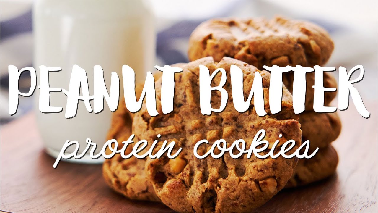 Easy Delicious Peanut Butter Cookies (ProteinPacked) YouTube