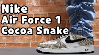 nike air force 1 low retro cocoa snake