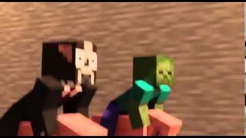 Minecraft Animation Pig race