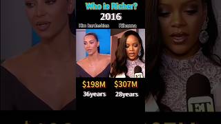 Compare networth ✨️of Kim kardashian✨️ and Rihanna ,Who’s Richer #kimkardashian #rihanna #viral