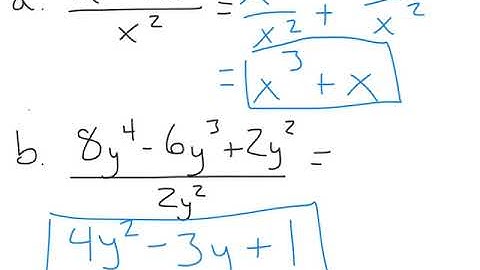 5.6 Division of Polynomials