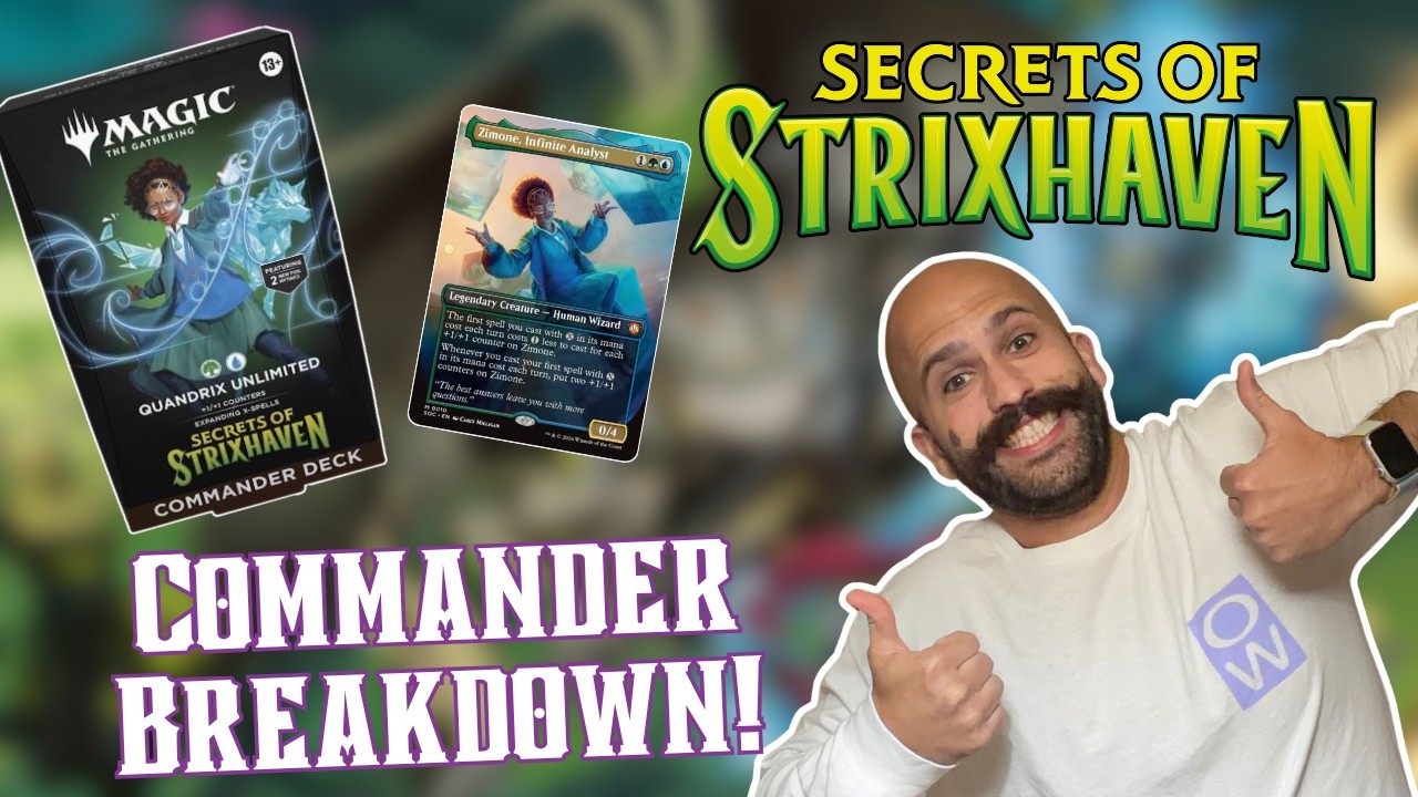 MTG Quandrix Unlimited English 英語版 I Was Wrong About The Quandrix Unlimited MTG Commander Precon
