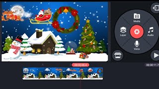 How To Create a Christmas Cartoon Animation | KineMaster Tutorial | Ceylon Travel Vibes|Vlog #4 screenshot 5