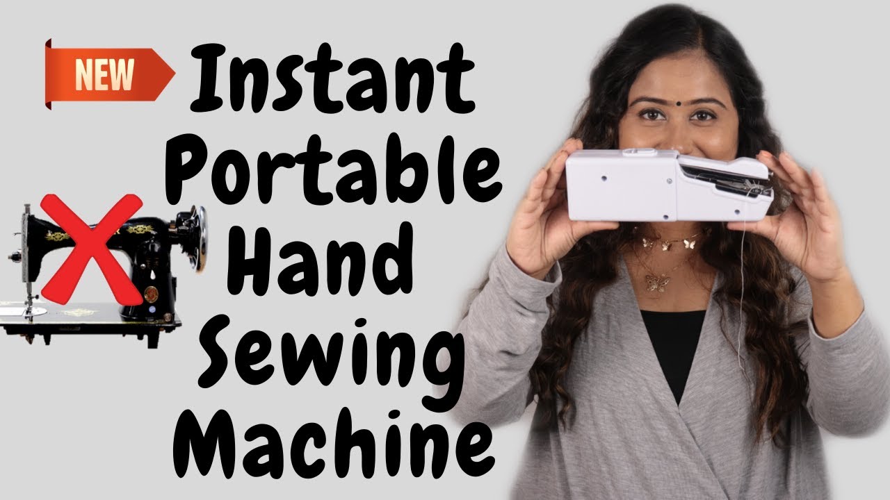 Portable Sewing Machine Review in Hindi How to use hand Sewing Machine Mini Silai Machine