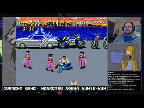 Arcade 1CC 22 Nekketsu Kouha Kunio Kun 1 Loop MAME Default Settings