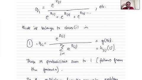 Sept 29, part 4: Multinomial logistic regression / softmax regression (part 1)