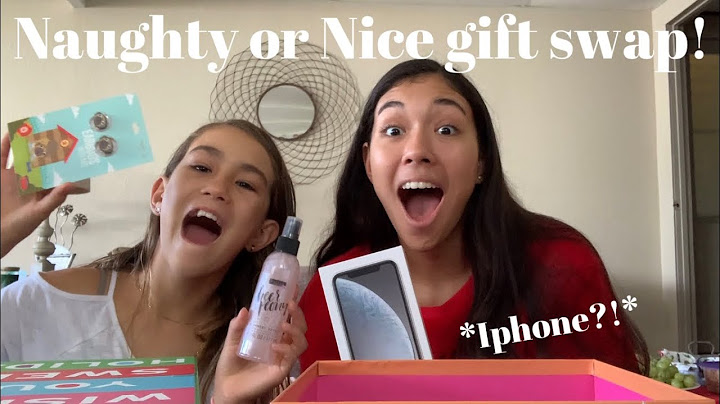 Naughty or Nice Christmas Gift Swap! | Belle And Ava