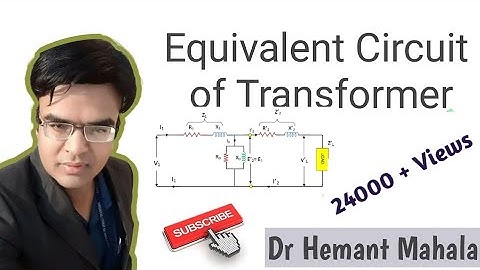 Equivalent circuit of transformer