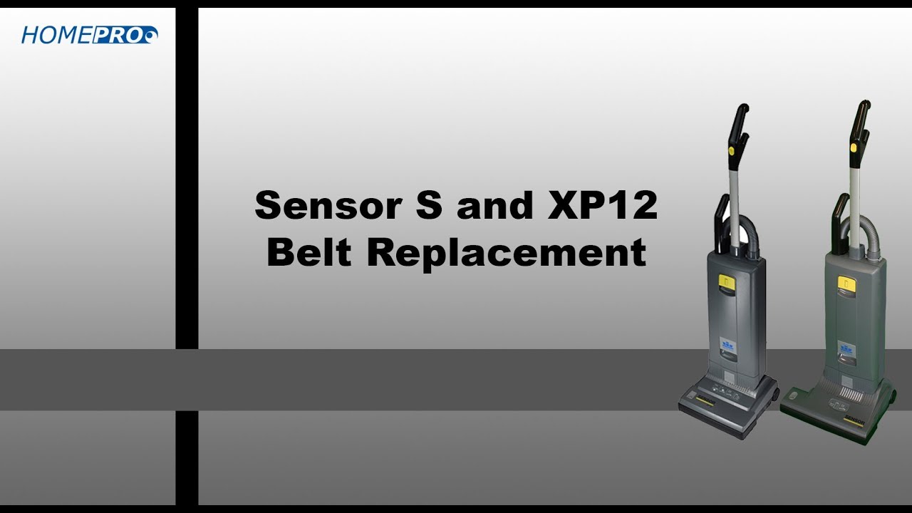 Windsor Sensor S And XP12 Belt Replacement - YouTube