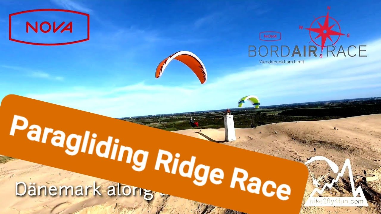 Dänemark along the westcoast of Løkken  „Paragliding in Denmark / Gleitschirmfliegen in Dänermark"