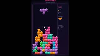 Puzzle Drop, my AI-generated video game tetris variation jigsaw screenshot 3