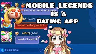 MOBILE LEGENDS IS A DATING APP | CHAT