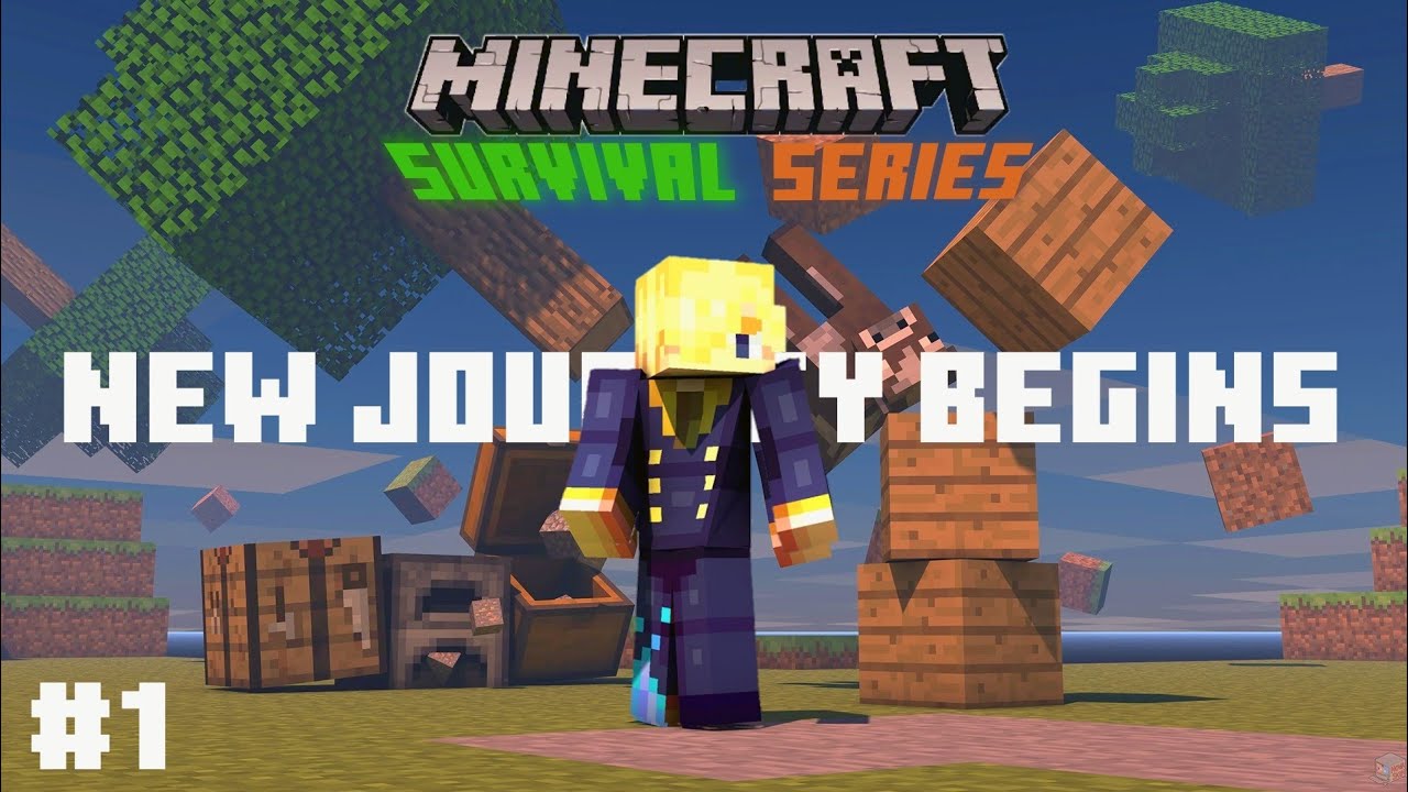 Minecraft PE Survival Series 1.20 ep-1 in Hindi | Beginning of new ...