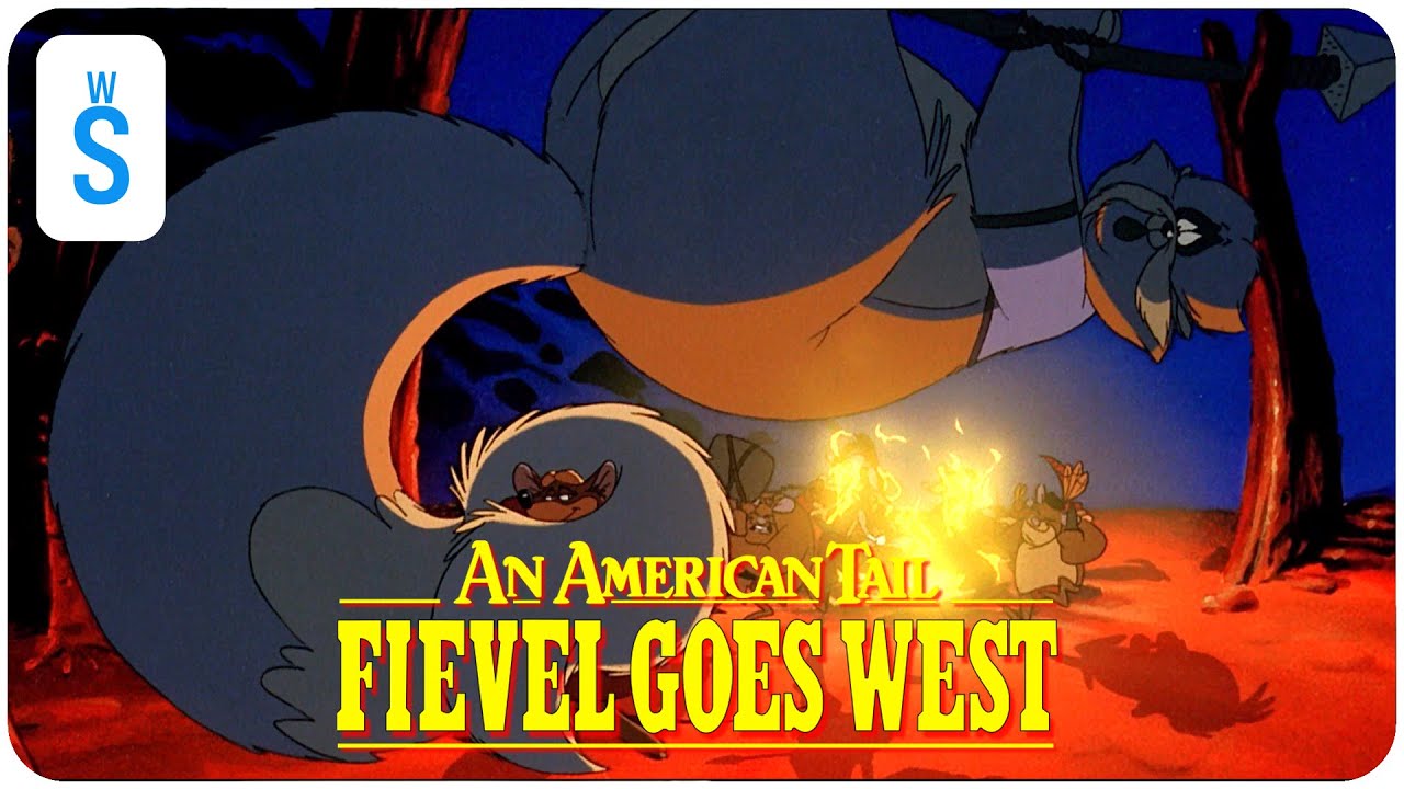 An American Tail: Fievel Goes West (1991) | Scene: Tiger is captured by a local mouse native tribe