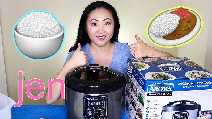 Aroma 8 Cup Rice Cooker Review Demo 