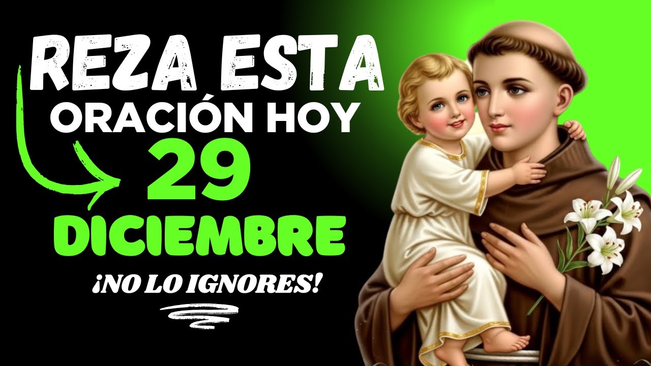 REZA ESTA ORACIÓN 🙏 Y RECIBE UN MILAGRO IMPOSIBLE EN POCAS HORAS | SAN ANTONIO