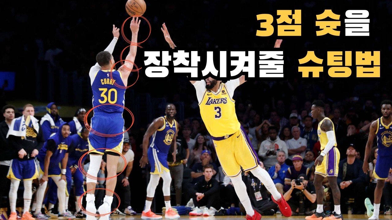 3점 비거리를 쉽게 만들어줄 슈팅법