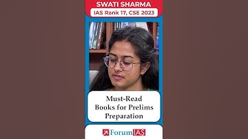 Must Read Books for Prelims preparation- IAS Swati Sharma Journey  #shorts #upsc #books