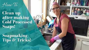 How to Wash your Cold Processed Soap Dishes [So you don’t clog your drains!]