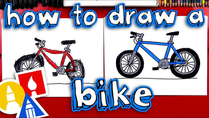 How To Draw A Dirt Bike - YouTube