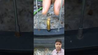 The best way to inflate a tyre 😱 #experiment #diy #shorts